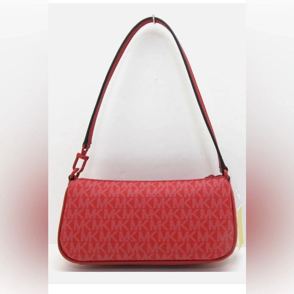 🍒🎄MICHAEL Michael Kors Zoe Convertible Signature Logo Shoulder Bag